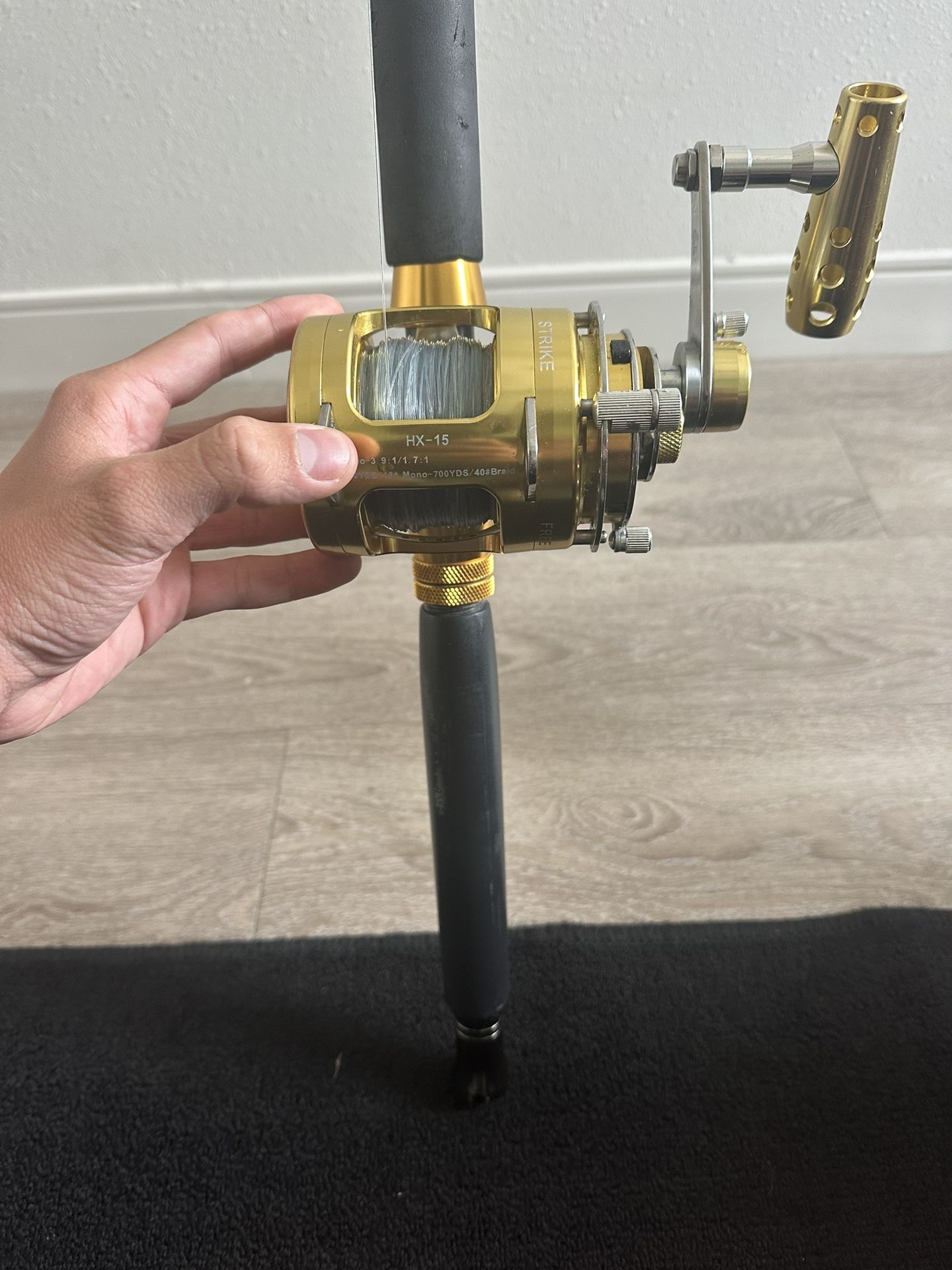 Gomexus HX-15 on an Ande rod