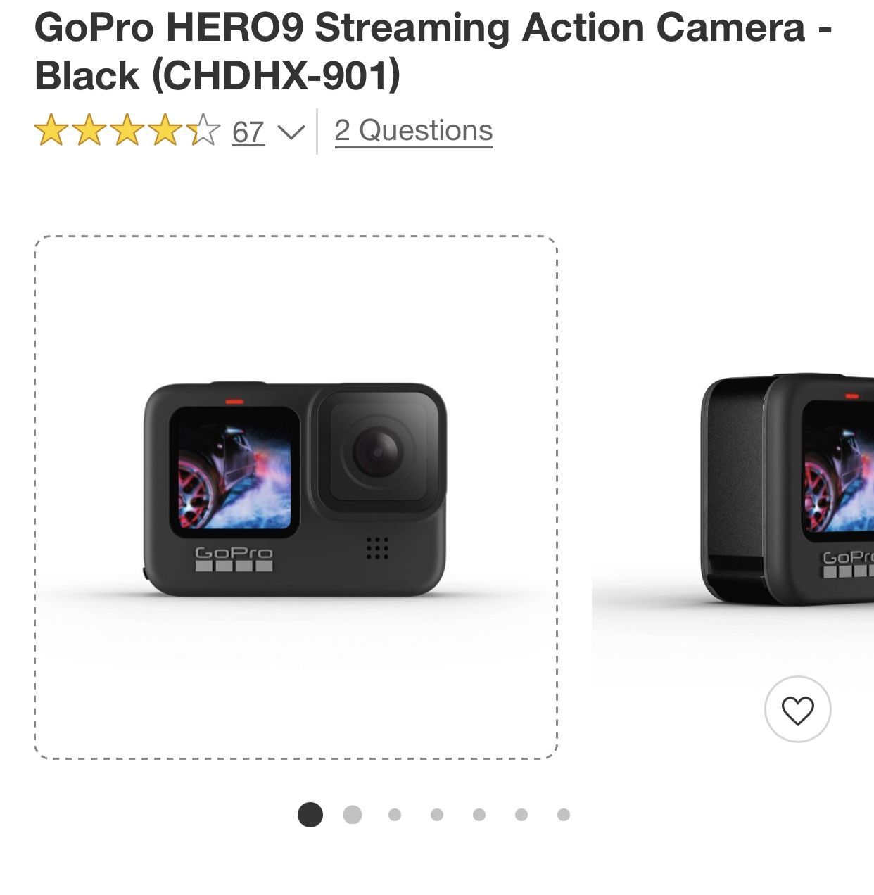 GoPro HERO9 Streaming Action Camera Black (CHDHX901) for Sale in Los
