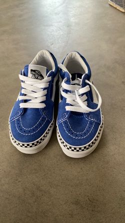 Vans SK8-Low Kids Sneakers Blue Suede size 12