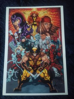 Wolverine Rogues Gallery Signed Print