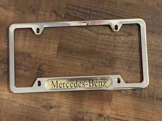 Mercedes Benz license plate frame