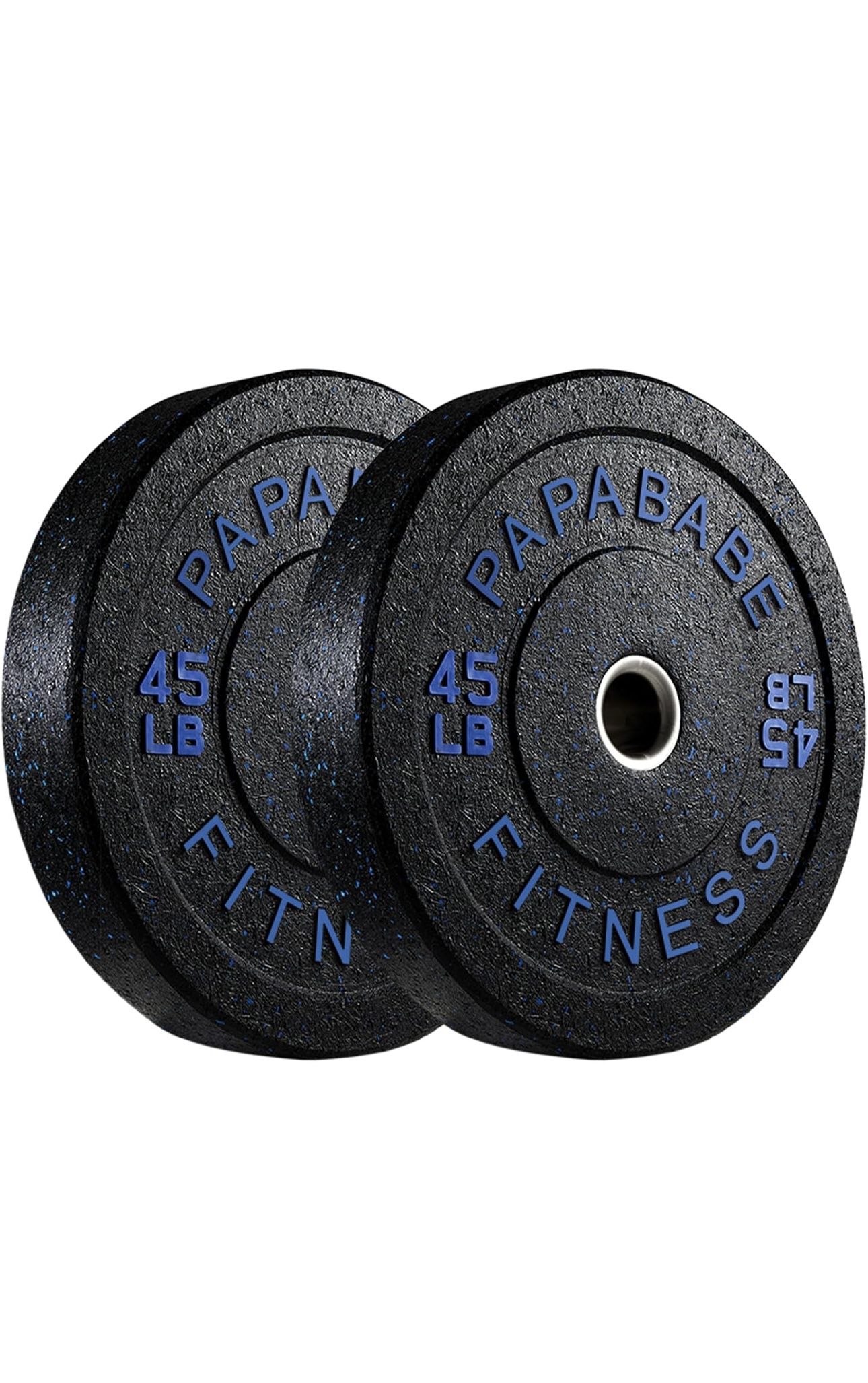 BRAND NEW 2x 45lbs Papababe Weight Plates, 2-Inch Weights Plates Set