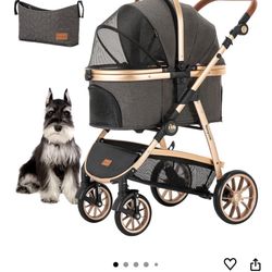 Small Animal Stroller Holds Up To 35 Pounds 