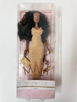 Naturalistas Dayna 11in Fashion Doll 7pc Set w/ Accessories, Removable Clothes