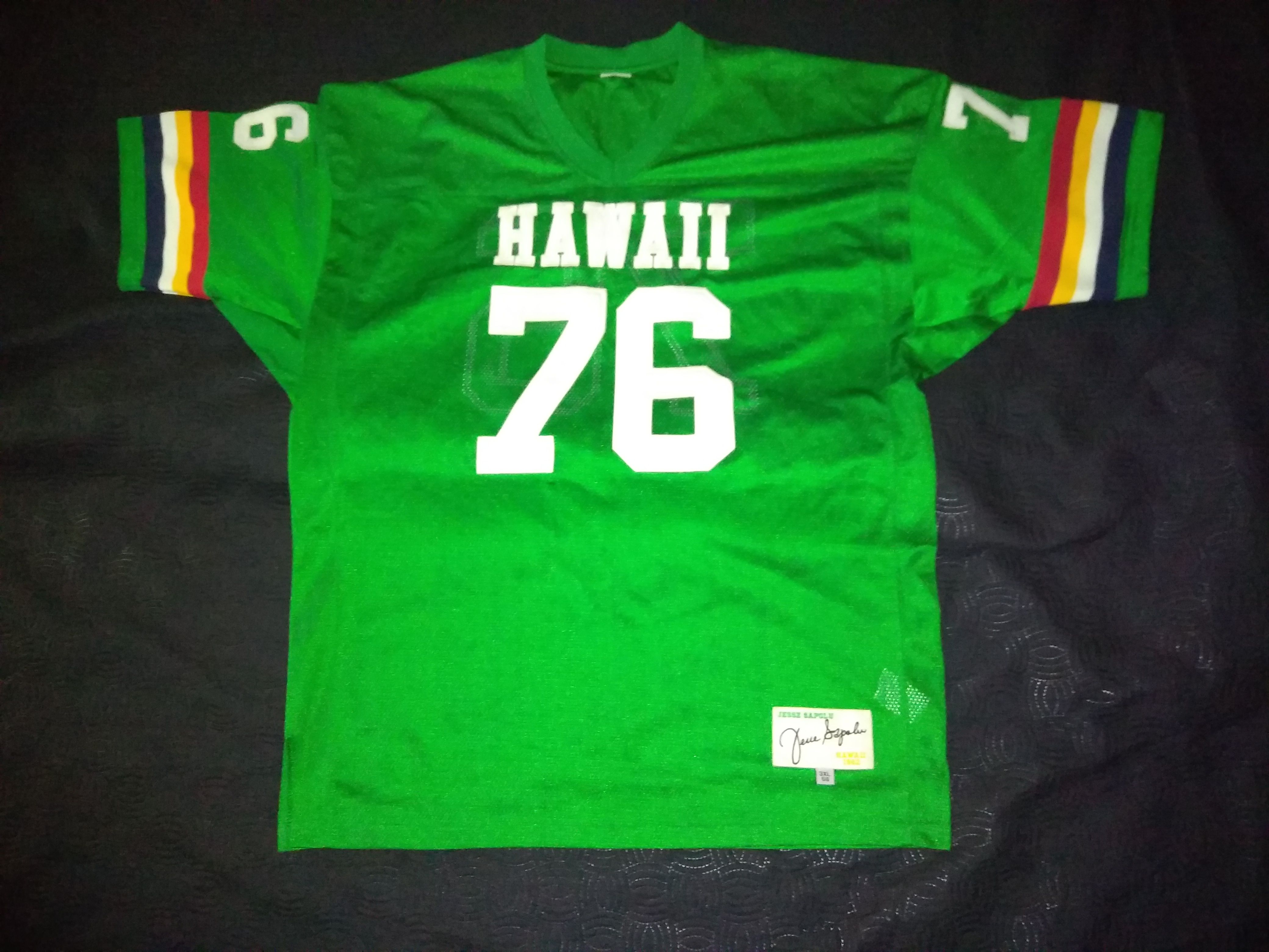 jesse sapolu hawaii jersey