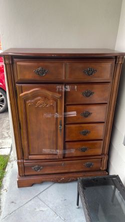Tall dresser.