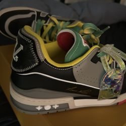 Louis Vuitton Green Monochrome Sneaker