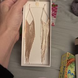 House of Harlow 1960 Chain Waterfall Fringe Earrings. These are absolutely gorgeous!