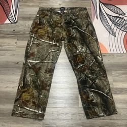 RealTree Denim Camo Jeans 100% Cotton Mens Size 38x30