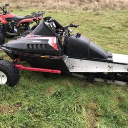 Snow Mobile Quad Cross