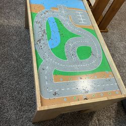 Train Table Play Lego Table Kids Toy Table 