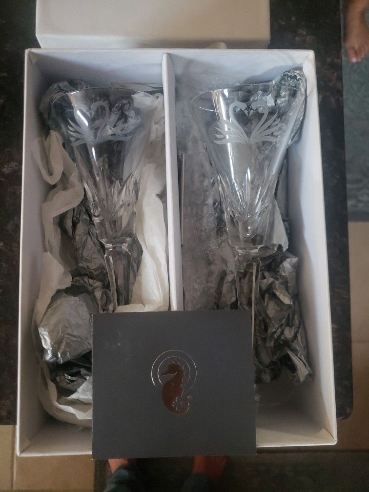 Waterford Toasting Glasses