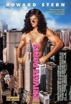 Howard Stern Original Private Parts Movie Theater Standee -1997 (Huge)