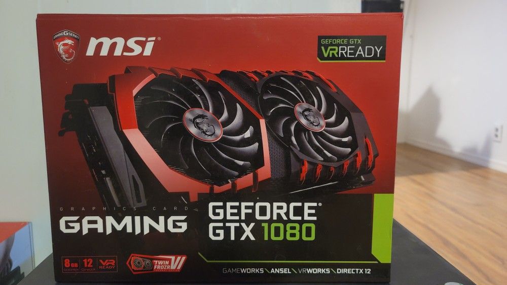 MSI Geforce GTX 1080 Graphics Card