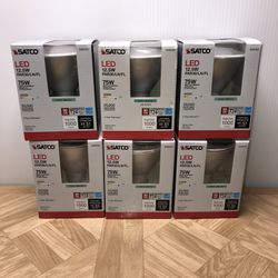 6 Pack S29433 LED Flood 12.5W 75W PAR30LN Long Neck Medium E26 4000K Cool White