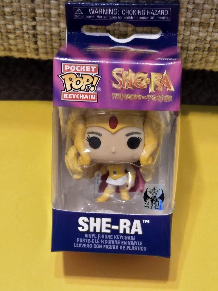 MOTU She-Ra Keychain Pocket Funko Pop