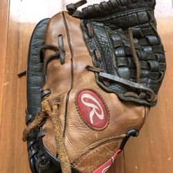 Rawlings Youth / Kids Baseball Mitt / Glove (LHT)
