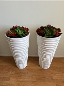 2 Big Artificial Plants