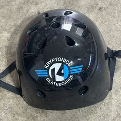 Kryptonics Skateboard Helmet Black Size L/XL