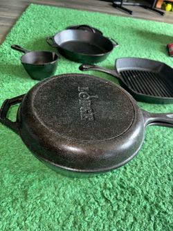 Cast iron pans