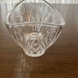 Marquis by Waterford Crystal 10 Inch Brookside Boat Bowl / Centerpiece