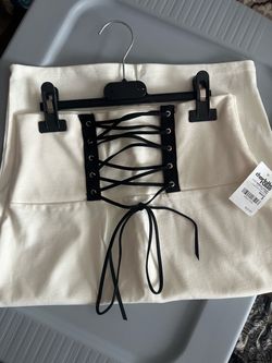 New! Charlotte Russe Ivory Skirt Size Small