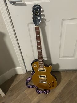 Epiphone Les Paul Electric Guitar Gold Top Traditional pro 3