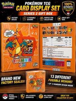 Pokémon TCG Charizard Card Display Gift Box Series 2 – Sealed Chinese