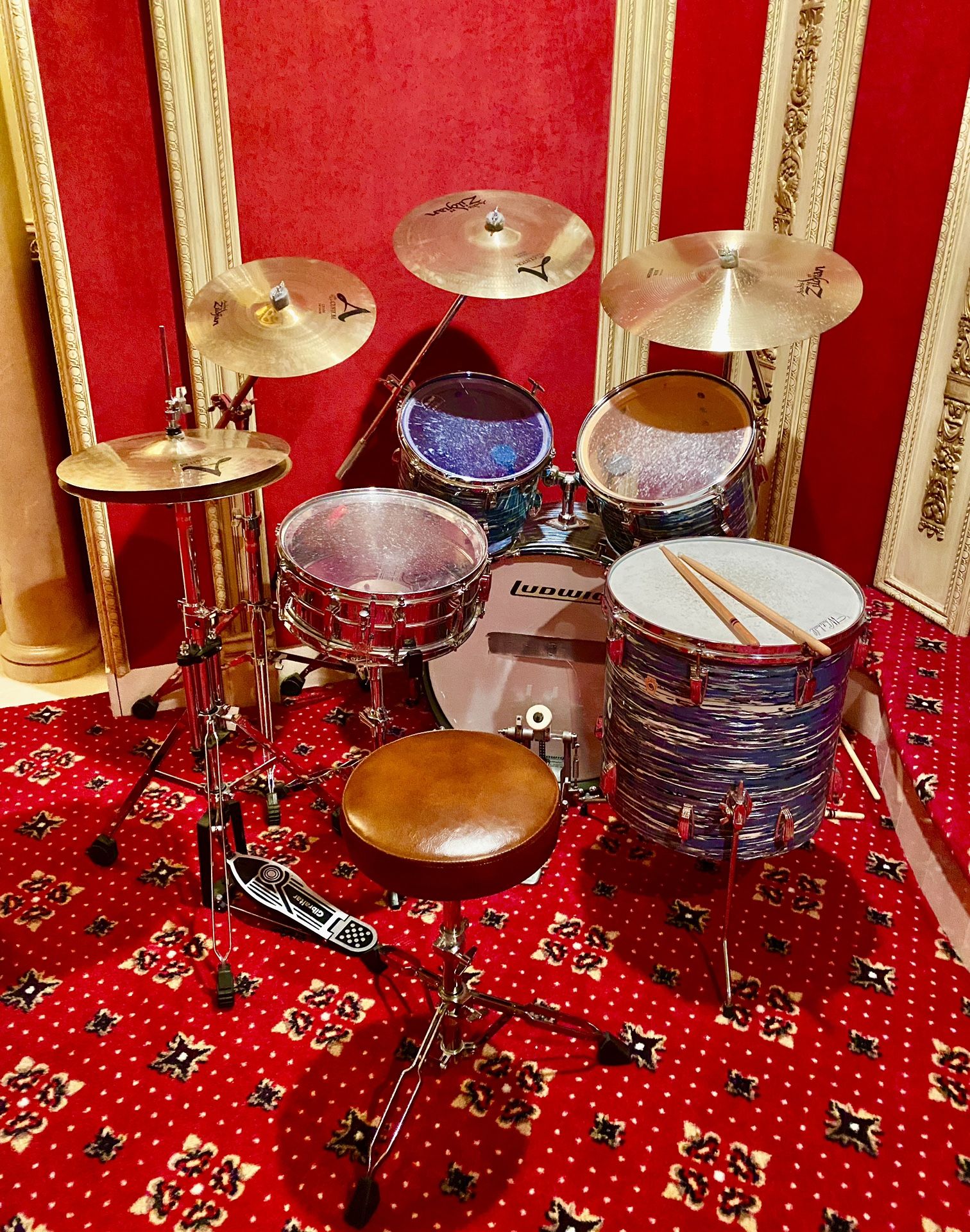 9 Piece Drum Set