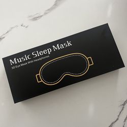 3D Sleep Mask with Bluetooth Headphones