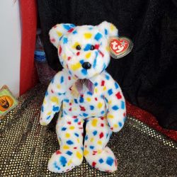Medium TY Beanie Buddy 14" Plush Circa 1999 "Ty 2K". Pre-owned. Like New.