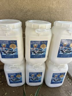 50 Lbs Chlorine Tabs Or Pool Shock