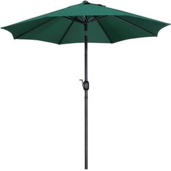 New 9 ft green umbrella
