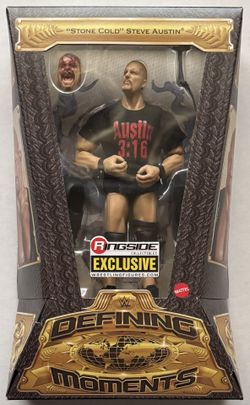 WWE Defining Moments Bloody Stone Cold Steve Austin Ringside Exclusive