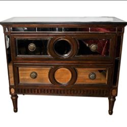 Mirrored 2 Drawer Chest (Retailed $1500)
