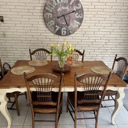 Ethan Allen Dining Table Set