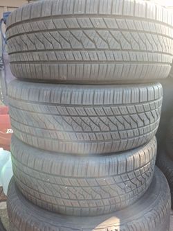 Only 3 235 55 18 continental  pure contact used dont install