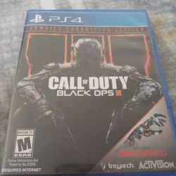 Call Of Duty Black Ops 3 (Includes Zombie Chronicles)