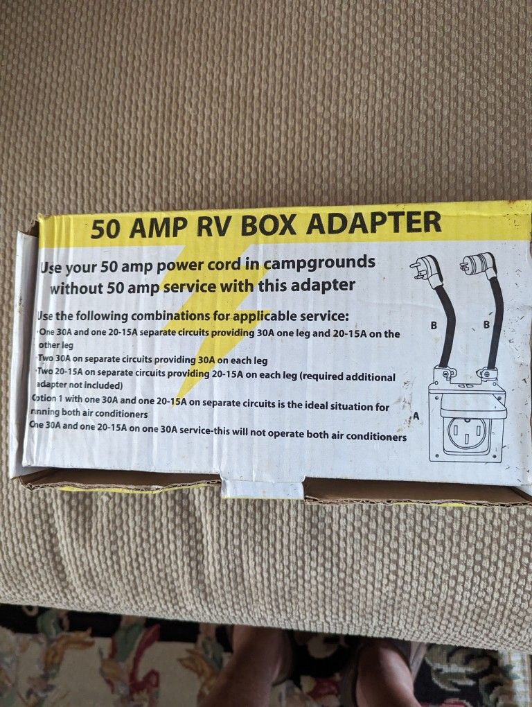 50 Amp RV Box Adapter