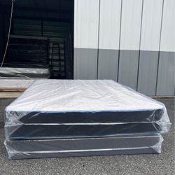 Limited Offer ❤️ King Mattress Set with Box & Frame