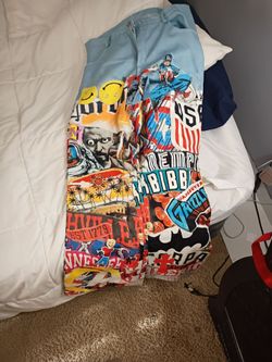 Men graphic pants size 34