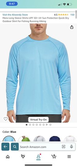 Men’s Size Large UV Protection Swim Shirt Pool Shirt