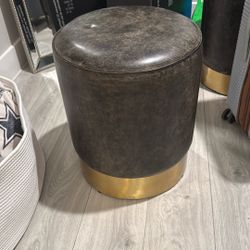 Real Leather Stools 
