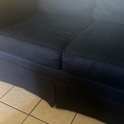 Loveseat Dark Blue 