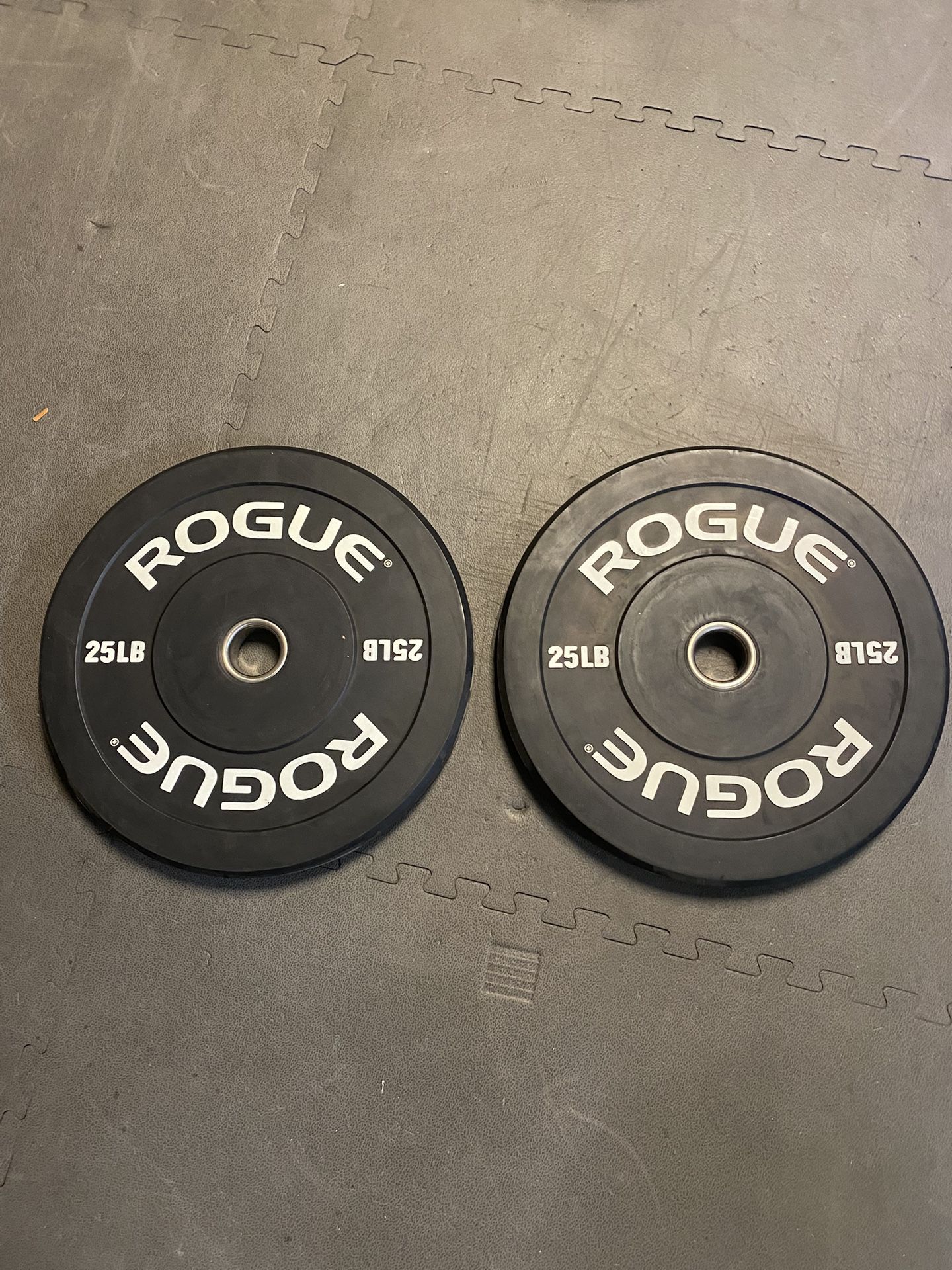 Rogue Fitness Echo Bumper Plates 25lb Pair