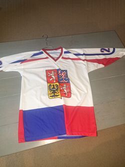 Czechia National Hockey Team Jersey Milan Hejduk