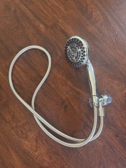 Chrome Waterpik Handheld Shower Head with Hose