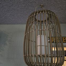 Hanging Basket With Candle With timer 