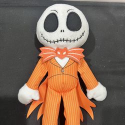 DISNEY NIGHTMARE BEFORE CHRISTMAS JACK SKELLINGTON - ORANGE!! 12 INCH