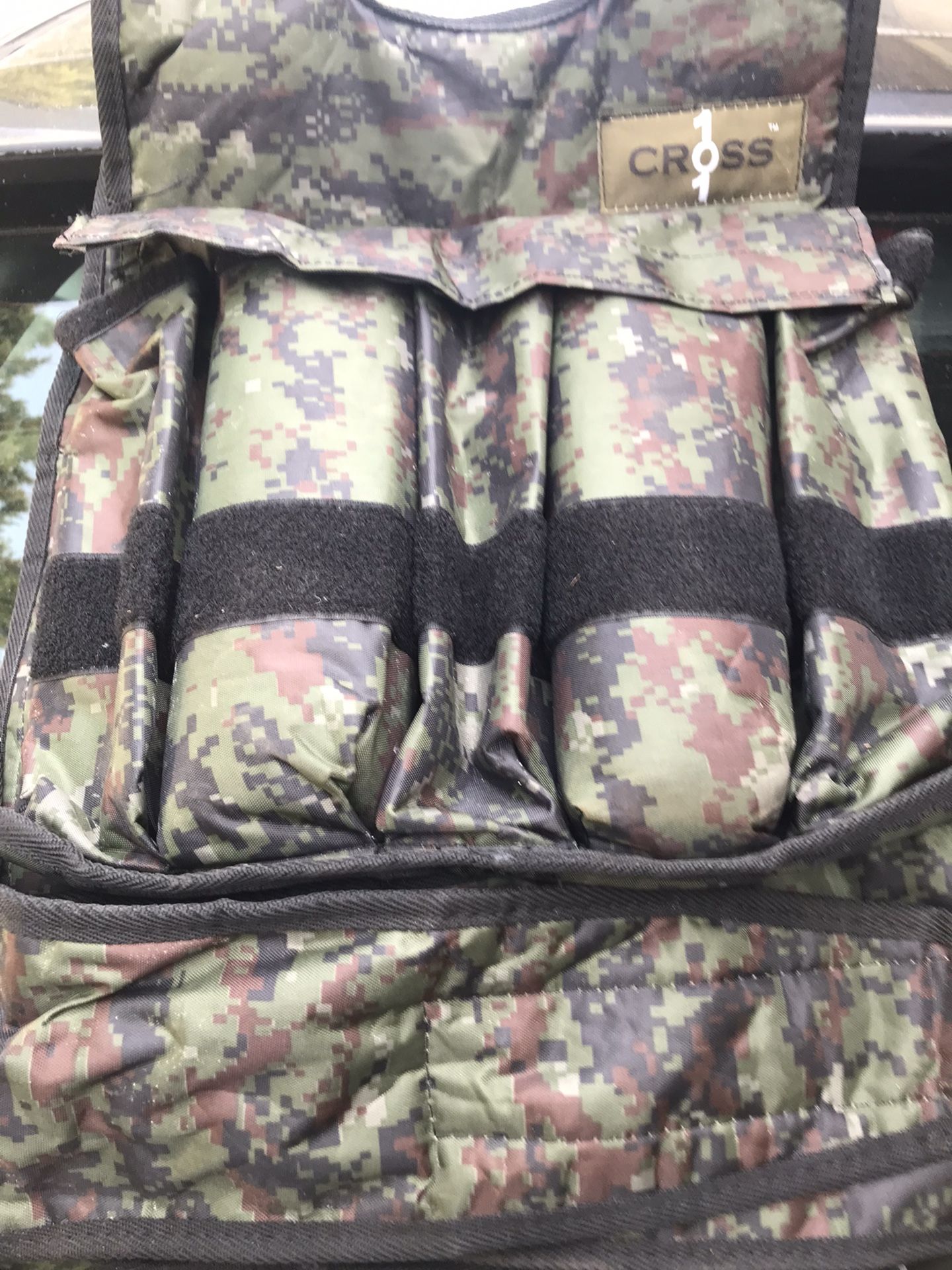 Camouflage weight vest